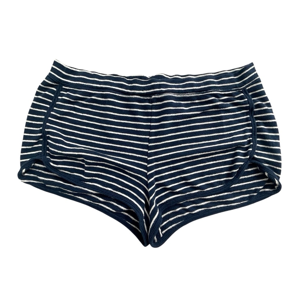 GAP LOVE Navy Blue and White Striped Shorts Size XL